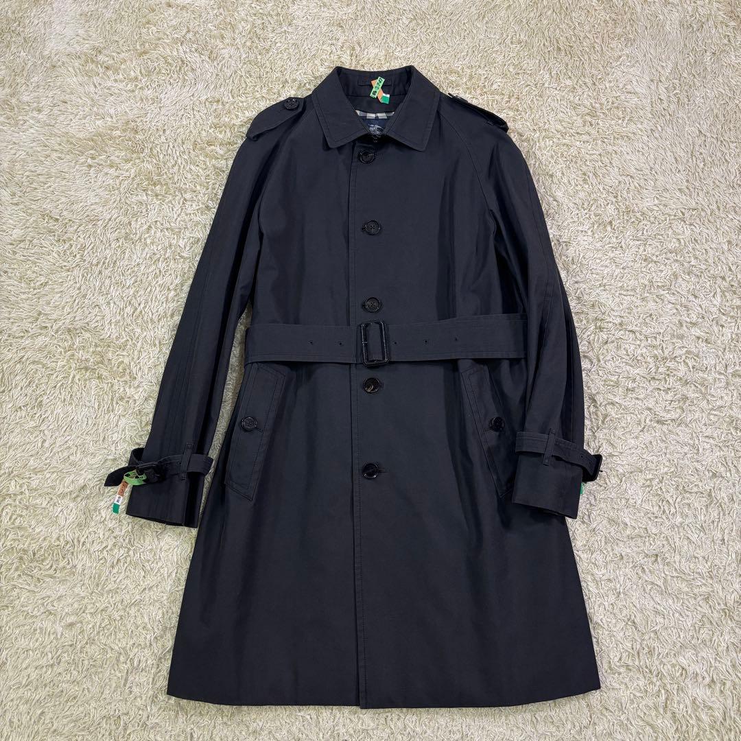 バーバリーロンドン　ビック　ノバチェック　ベルト　コットン　トレンチコート　LL