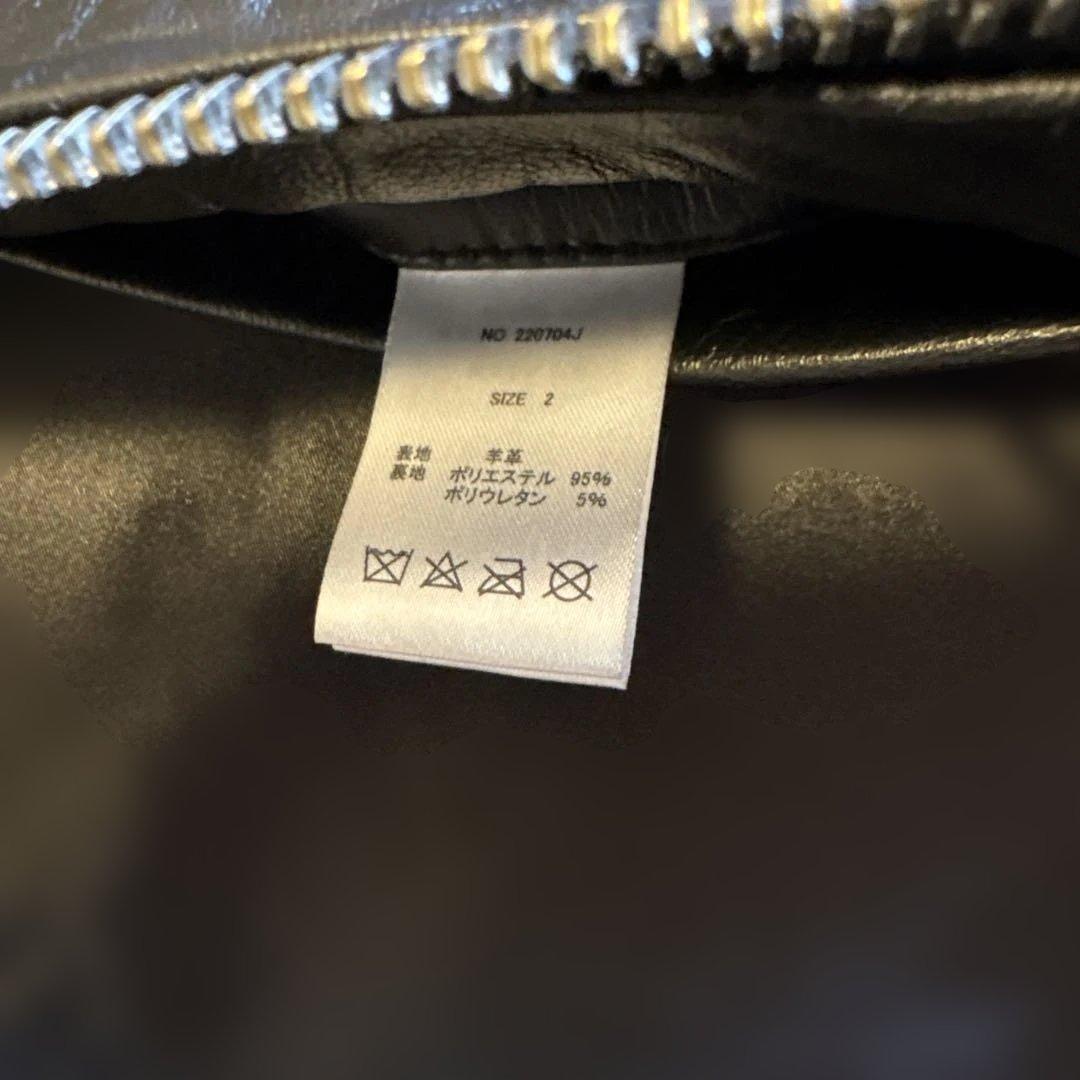 1173manまーけJACKROSE ライダースジャケット　ラムレザー