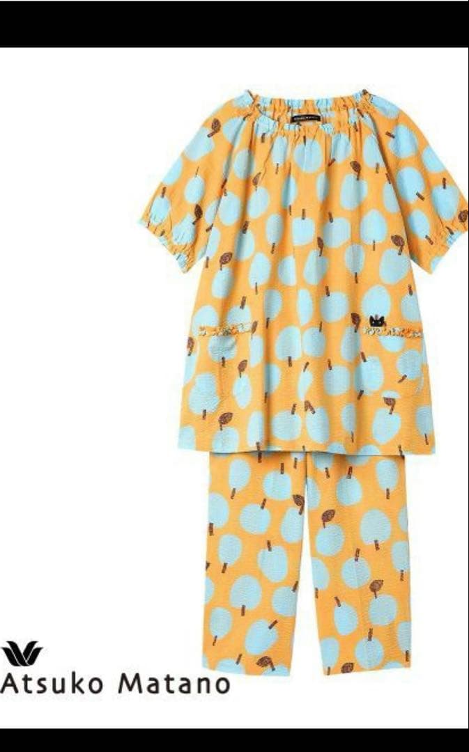 ワコール リラックス&スリープ　アツコマタノ パジャマ　果物柄　Lサイズ
