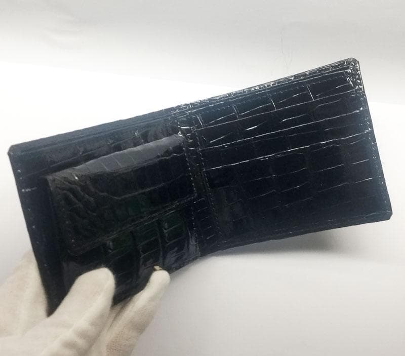 クロコダイル 財布　2つ折り　日本製