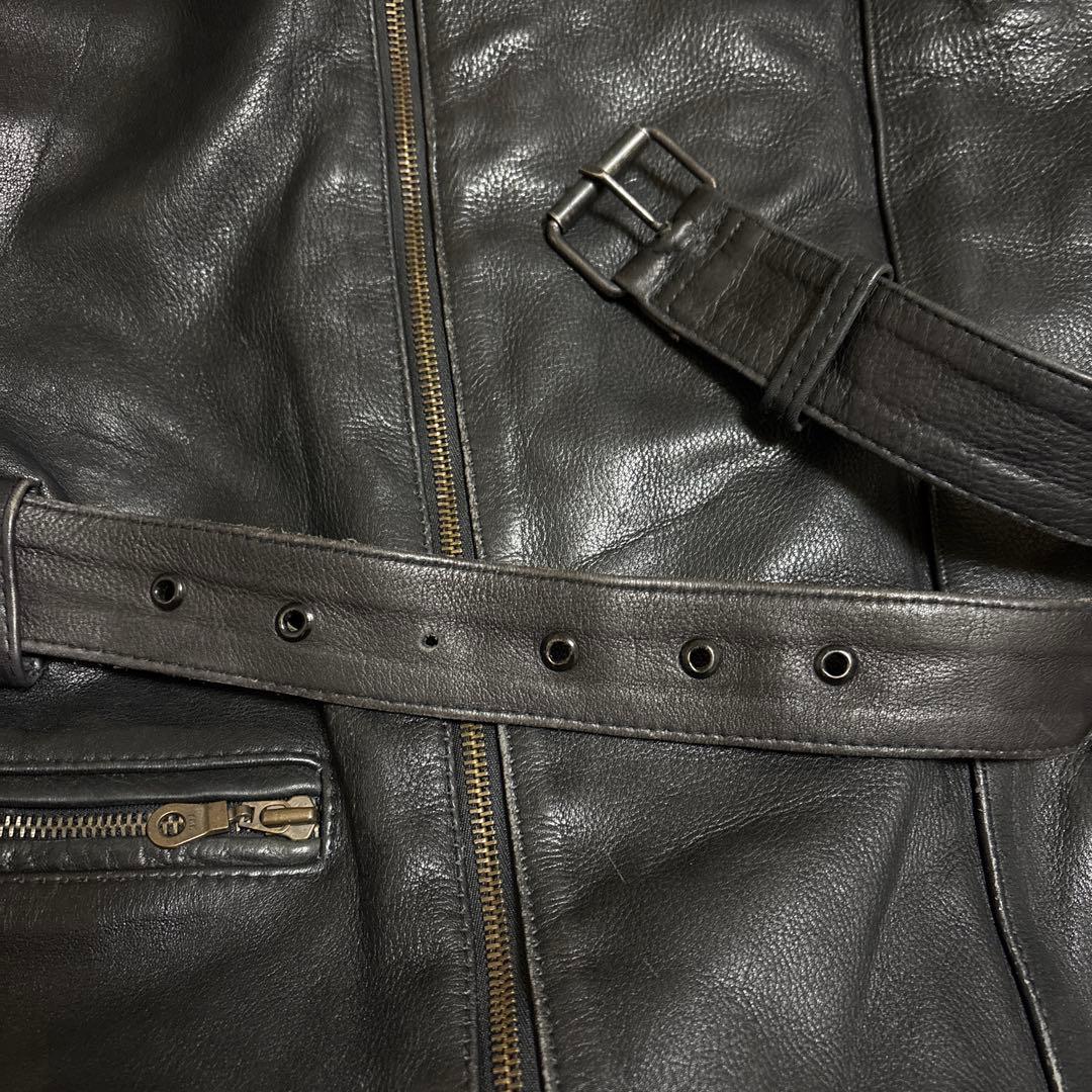 【期間限定お値下げ中】黒レザーライダースジャケット