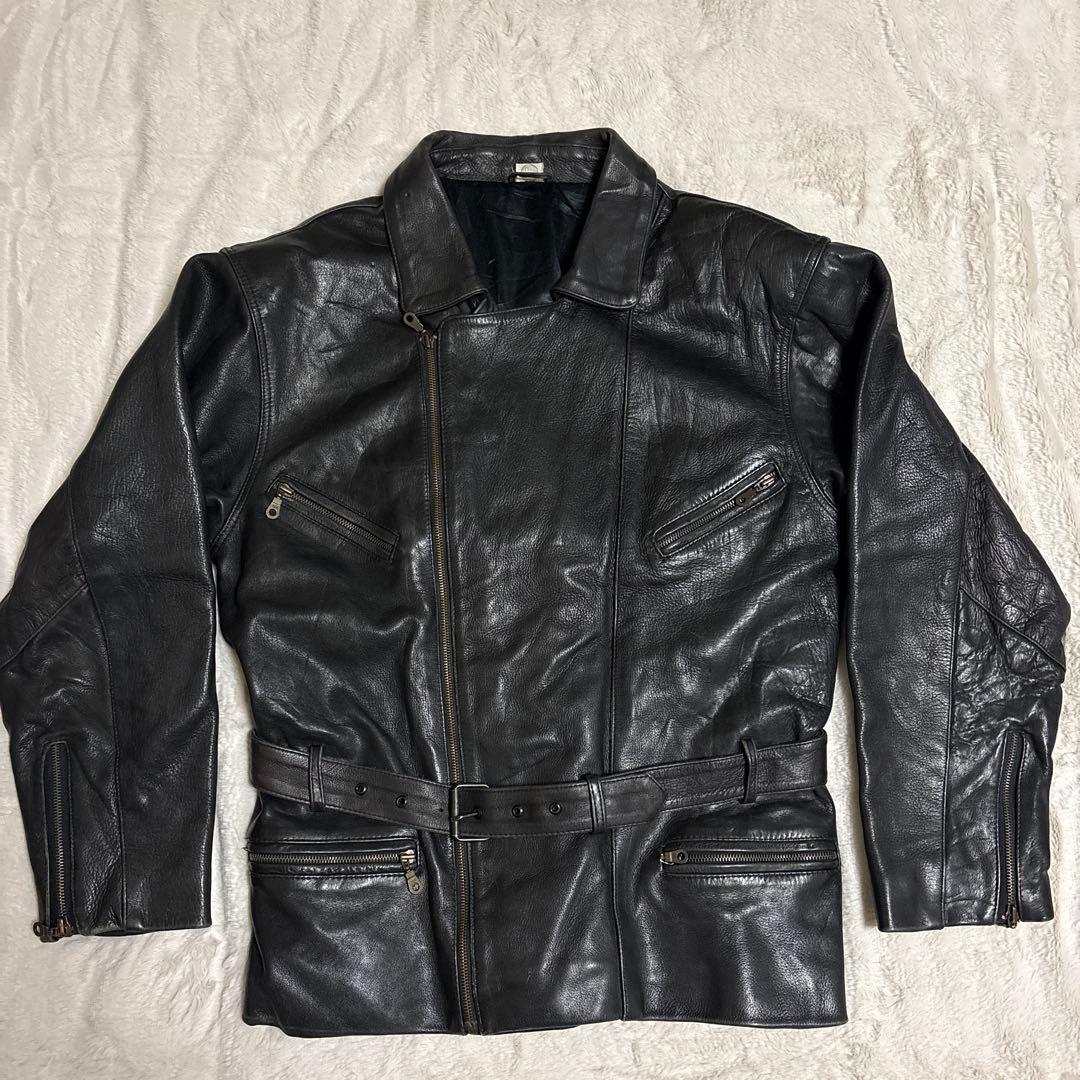 【期間限定お値下げ中】黒レザーライダースジャケット