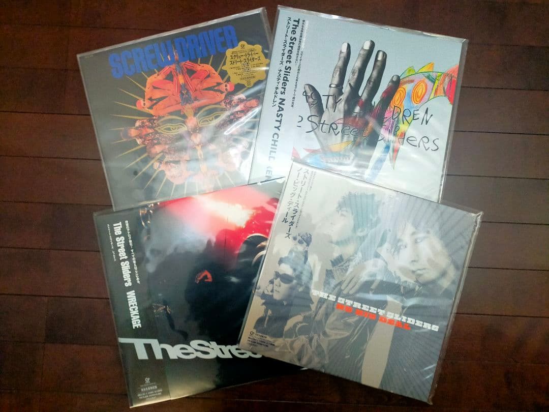 m*r様 ストリート・スライダーズ レコード4タイトルセット未使用新品②