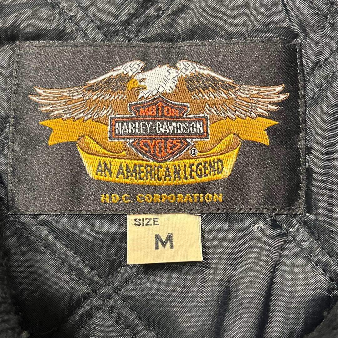 ◎HARLEY DAVIDSON 別珍 ベロア スカジャン 袖フレイム ハーレー