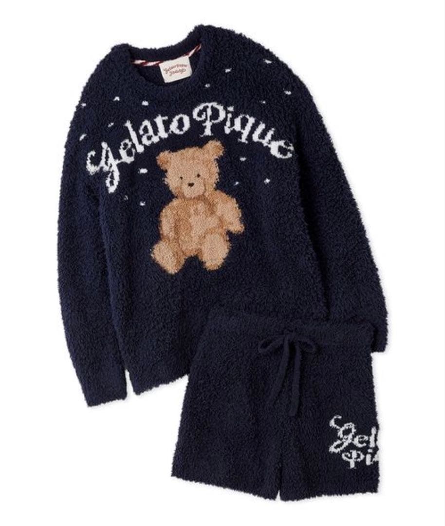 Gelato Pique テディベアルームウェア Mサイズ