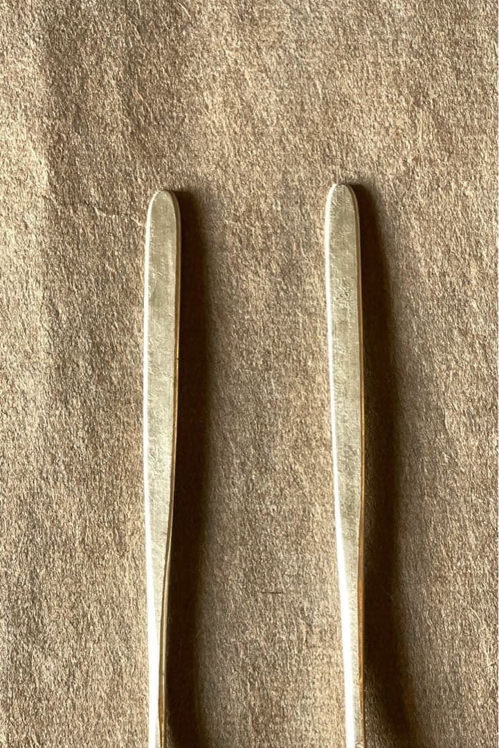 人気作家　坂野友紀　デザートフォーク　洋白　2本セット