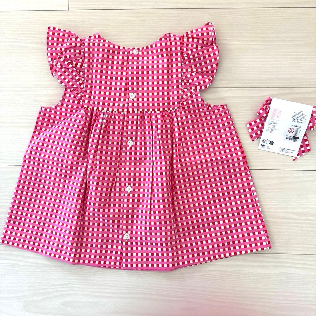 新品♡ジャカディ　jacadi チュニック　ブラウス　6a 116 シュシュ