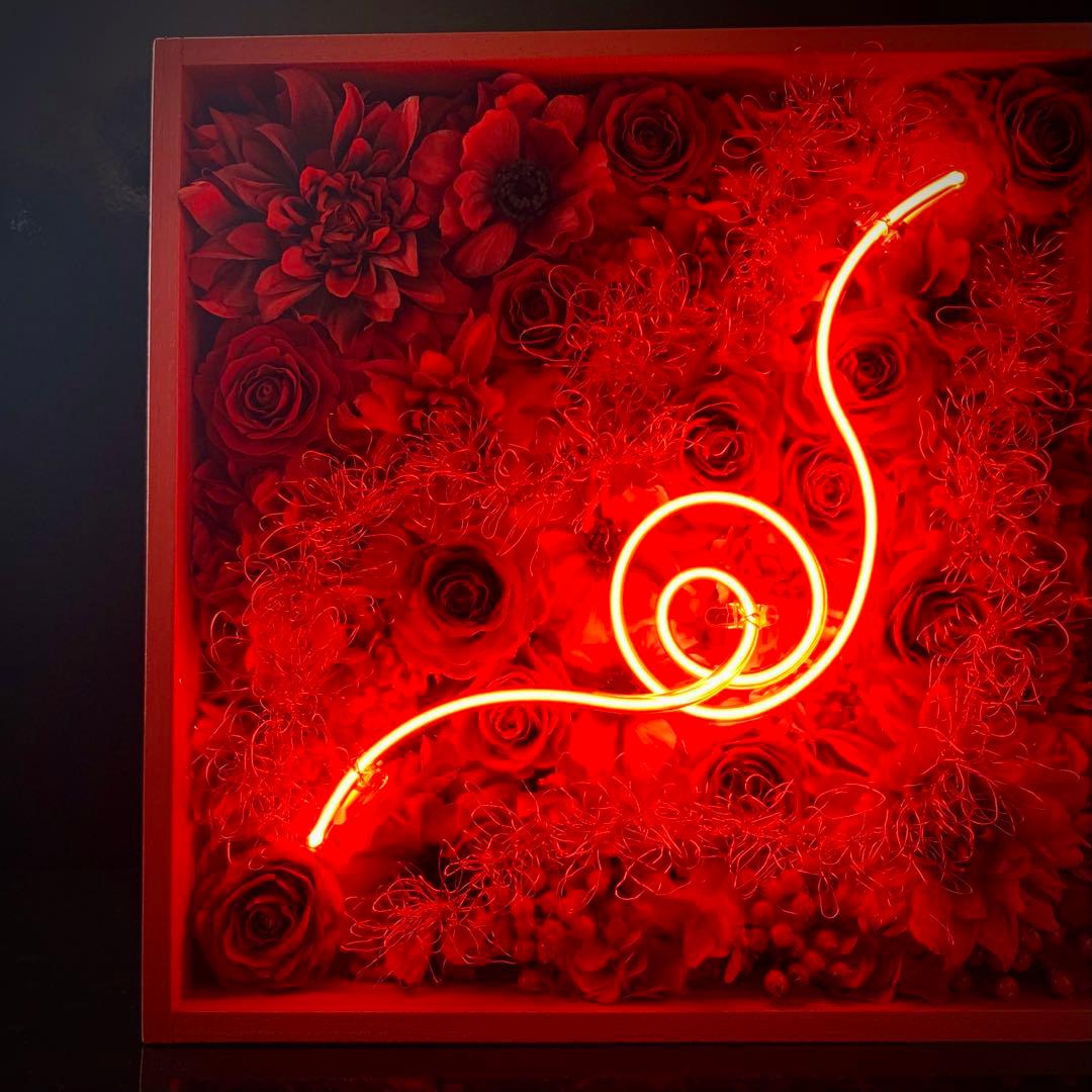 ネオンインテリア 店舗インテリア　フラワー　照明　ネオンサイン