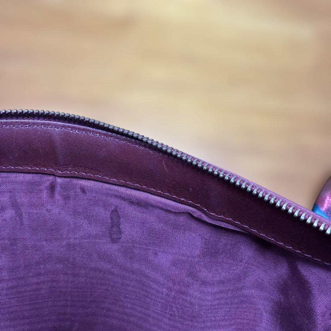 カルテェ　バーガンディレザー ボストンバッグ