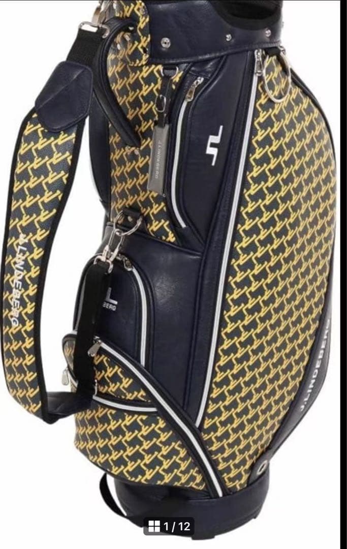 J.LINDEBERG ゴルフ キャディバッグ カート式 9.5型 5分割