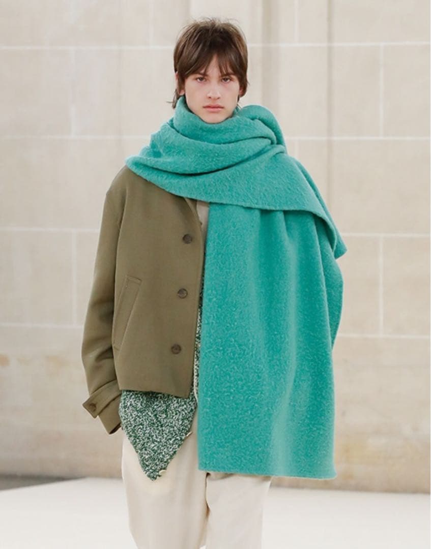 小物 AURALEE ALPACA WOOL MELTON LARGE STOLE