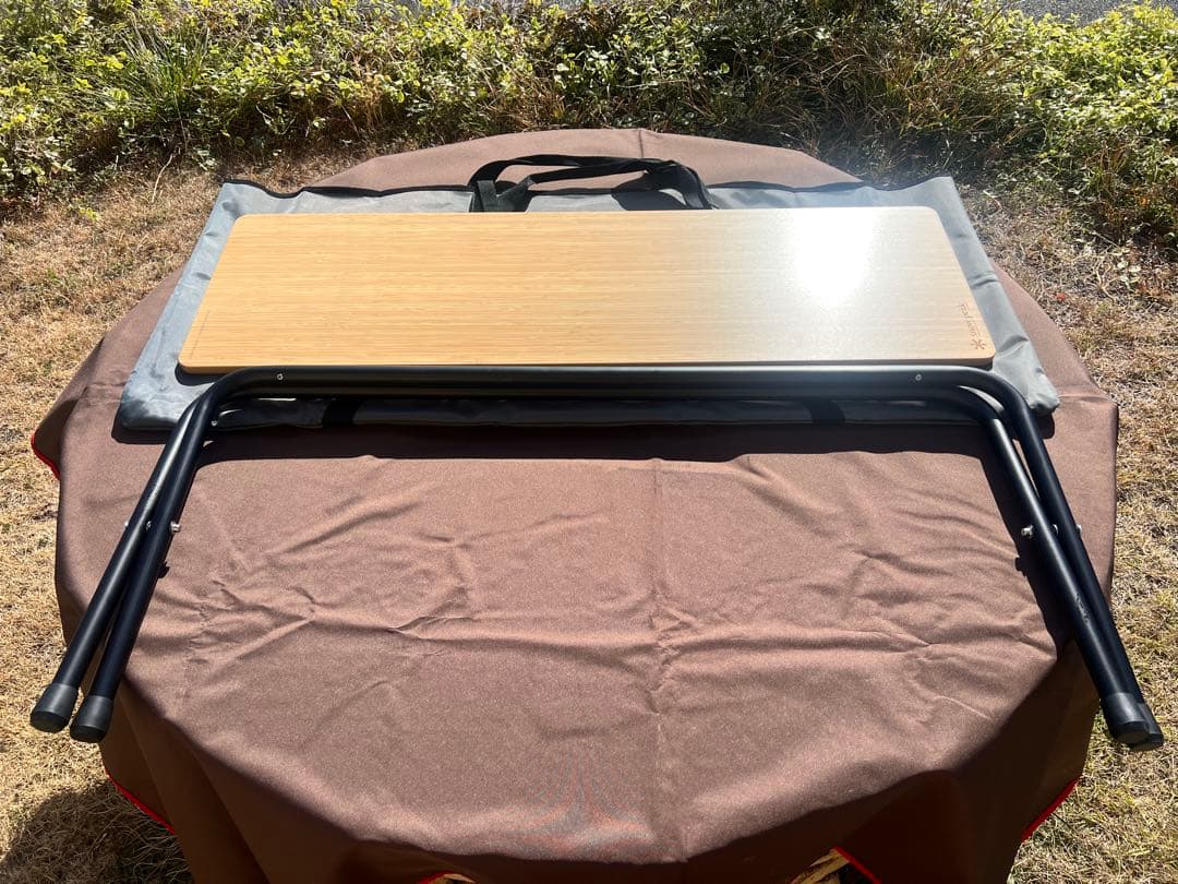 スノーピーク　フォールディングシェルフロング Light Bamboo