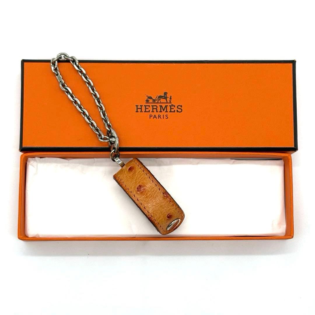 極希少！正規品 エルメス オーストリッチ グローブホルダー □H 高級素材 手袋