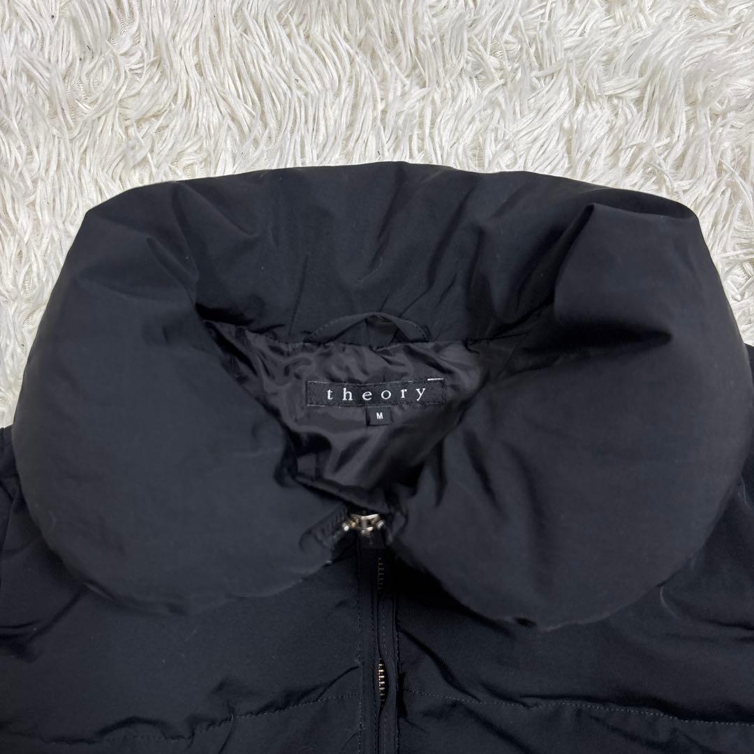✨美品✨ theory ダウンコート コクーンシルエット ショールカラー M 黒