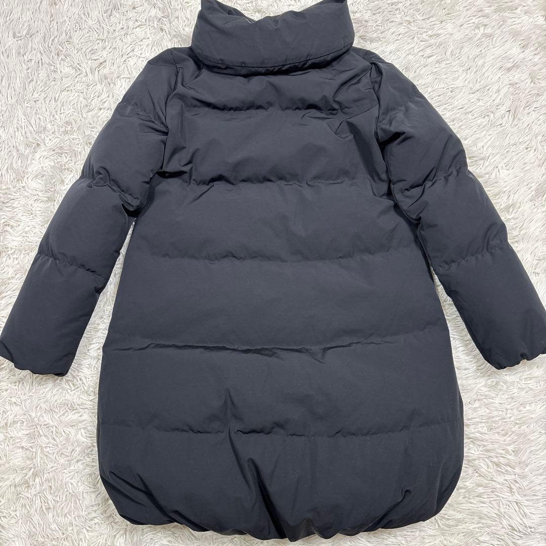 ✨美品✨ theory ダウンコート コクーンシルエット ショールカラー M 黒