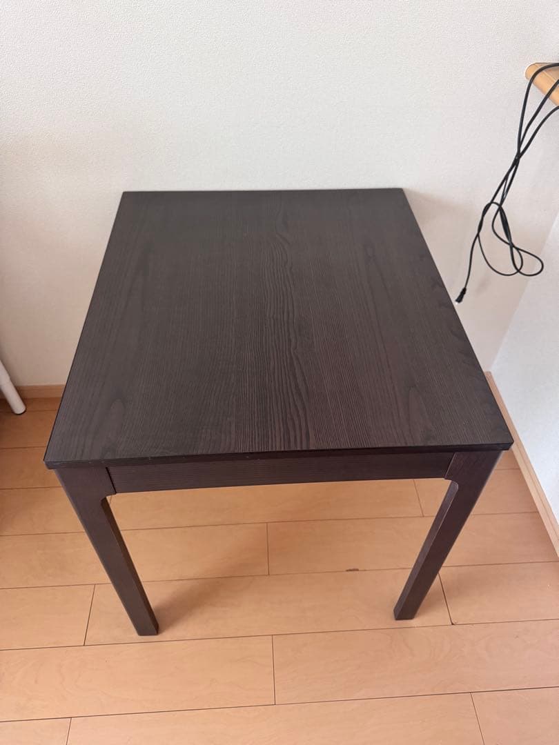 IKEA EKEDALENダイニングテーブル ダークブラウン伸長式テーブル