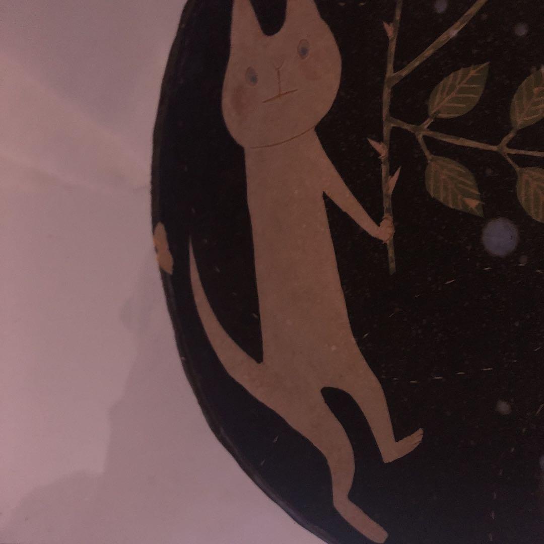 カケ1 チップ3 鹿児島陸　ネコ　椿　皿