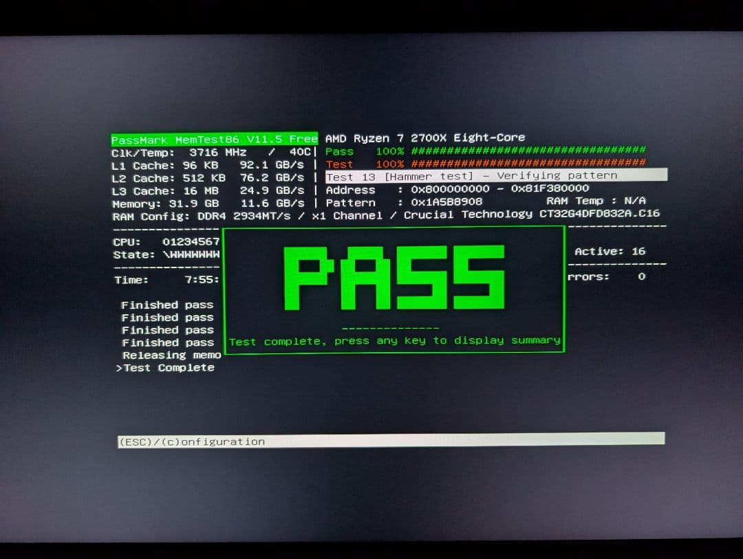 Crucial DDR4 メモリ 64GB (32GB 2枚)