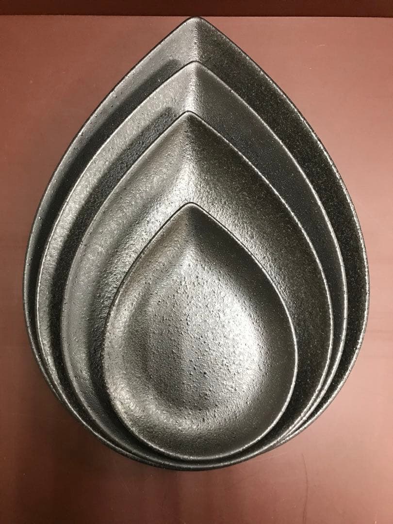 陶器製 変形プレート４種類