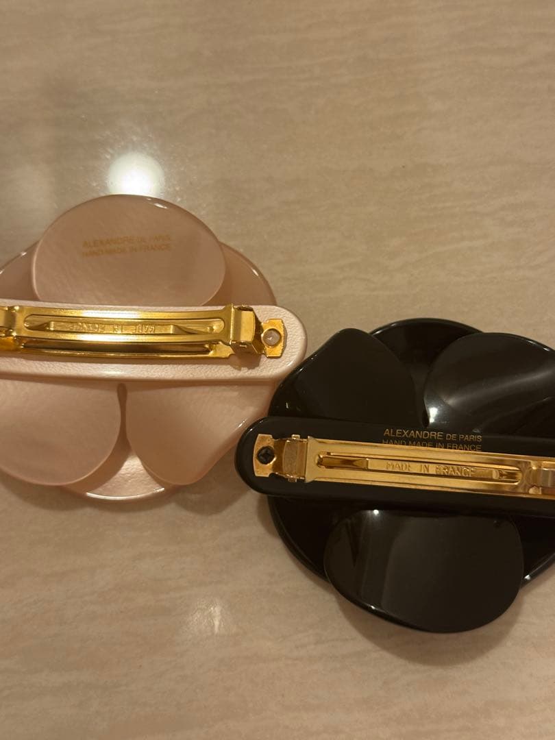 【超美品】ALEXANDRE DE PARIS カメリアブラックピンク