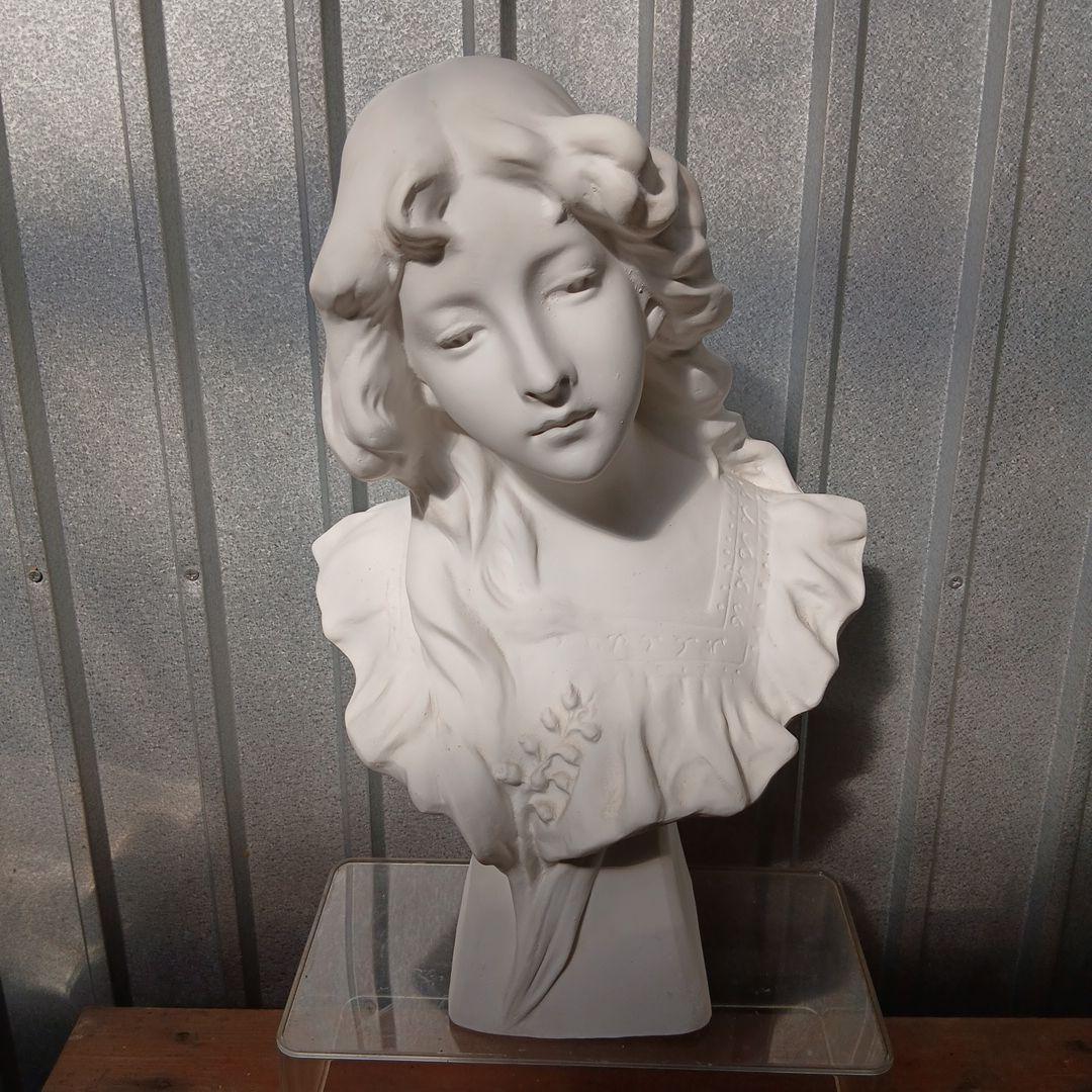 な*み様 石膏像 すずらんを持った少女