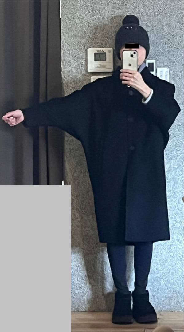 PRADA カシミア100% ドルマンスリーブ　コート サイズ36 イタリア製