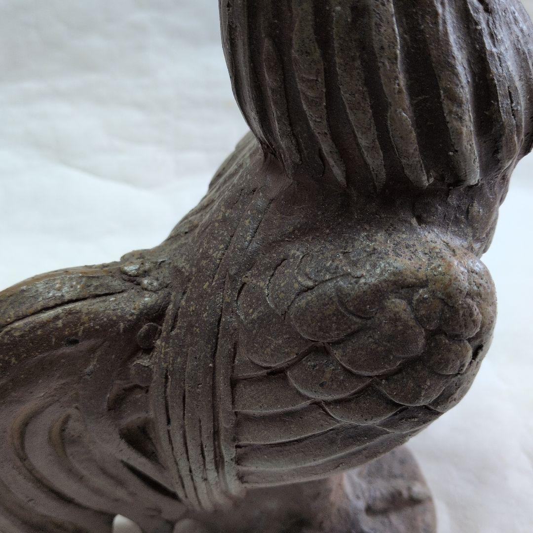 【備前　彫塑　「暁声」】善次