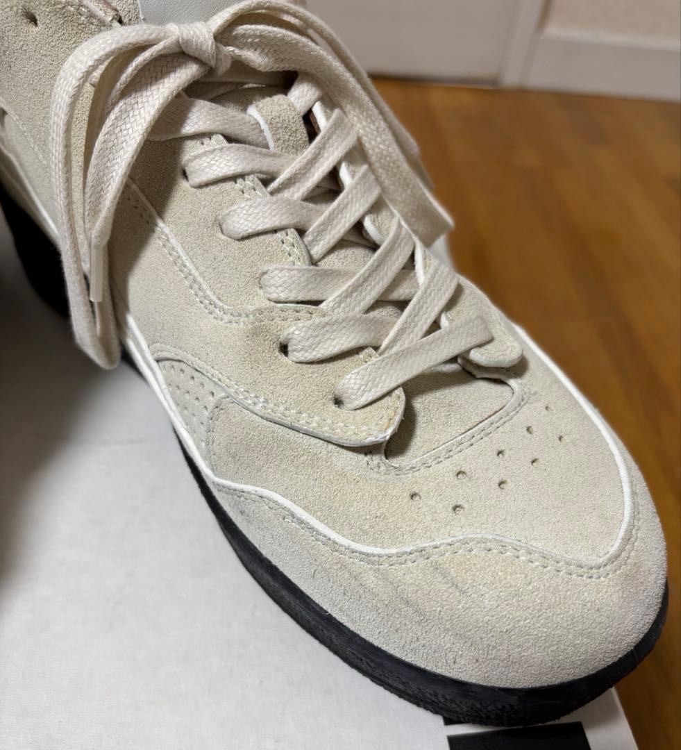 JIL SANDER スエード スニーカー ホワイト 42