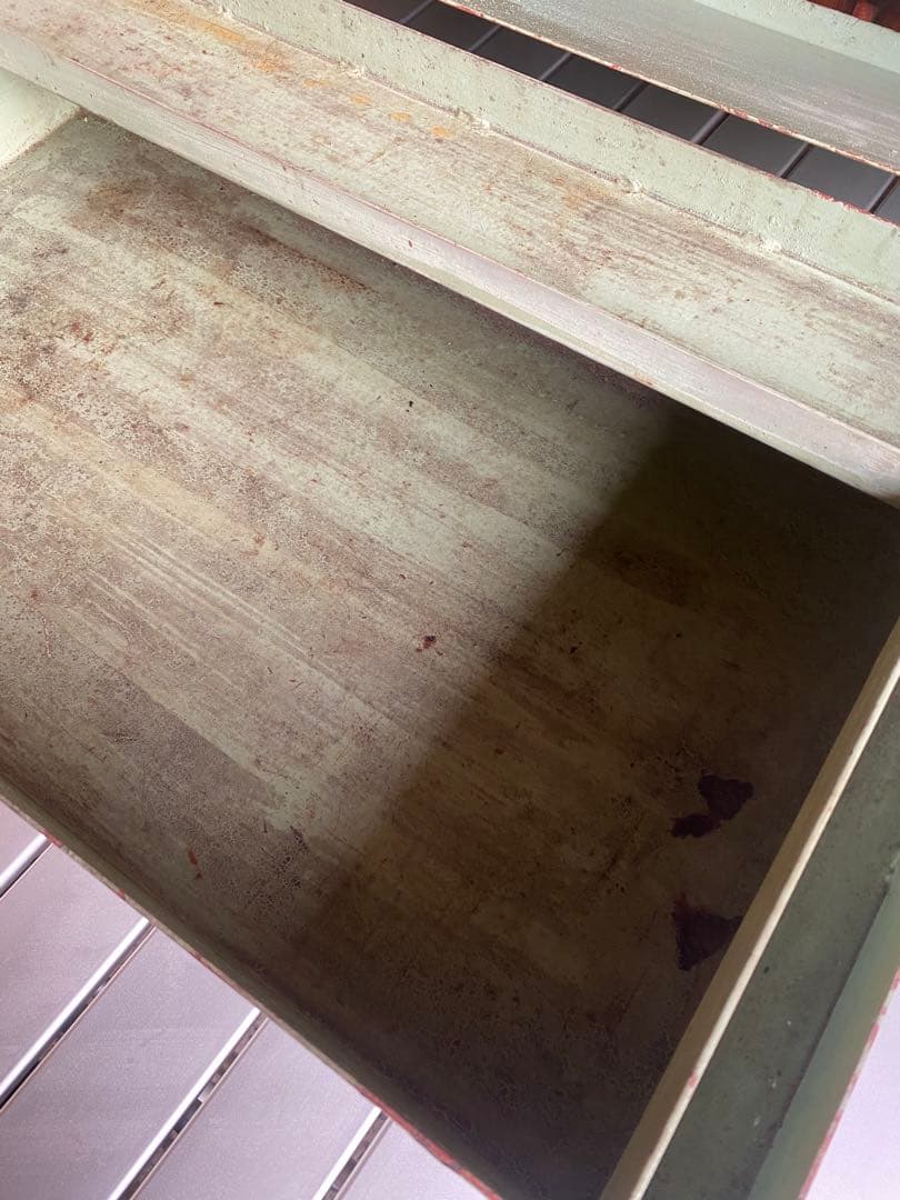 鉄製　ツールボックス　工具箱　メタルボックス　缶　ブリキ　アンティーク　レトロ