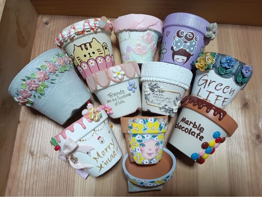 リメイク鉢 リメ鉢作家さん