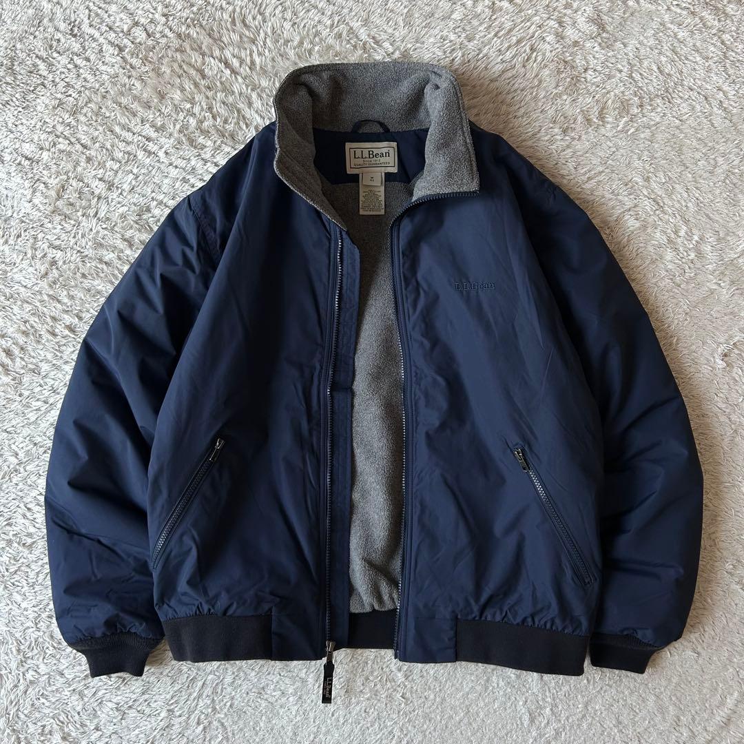 エルエルビーン L.L.Bean warm up jacket M navy