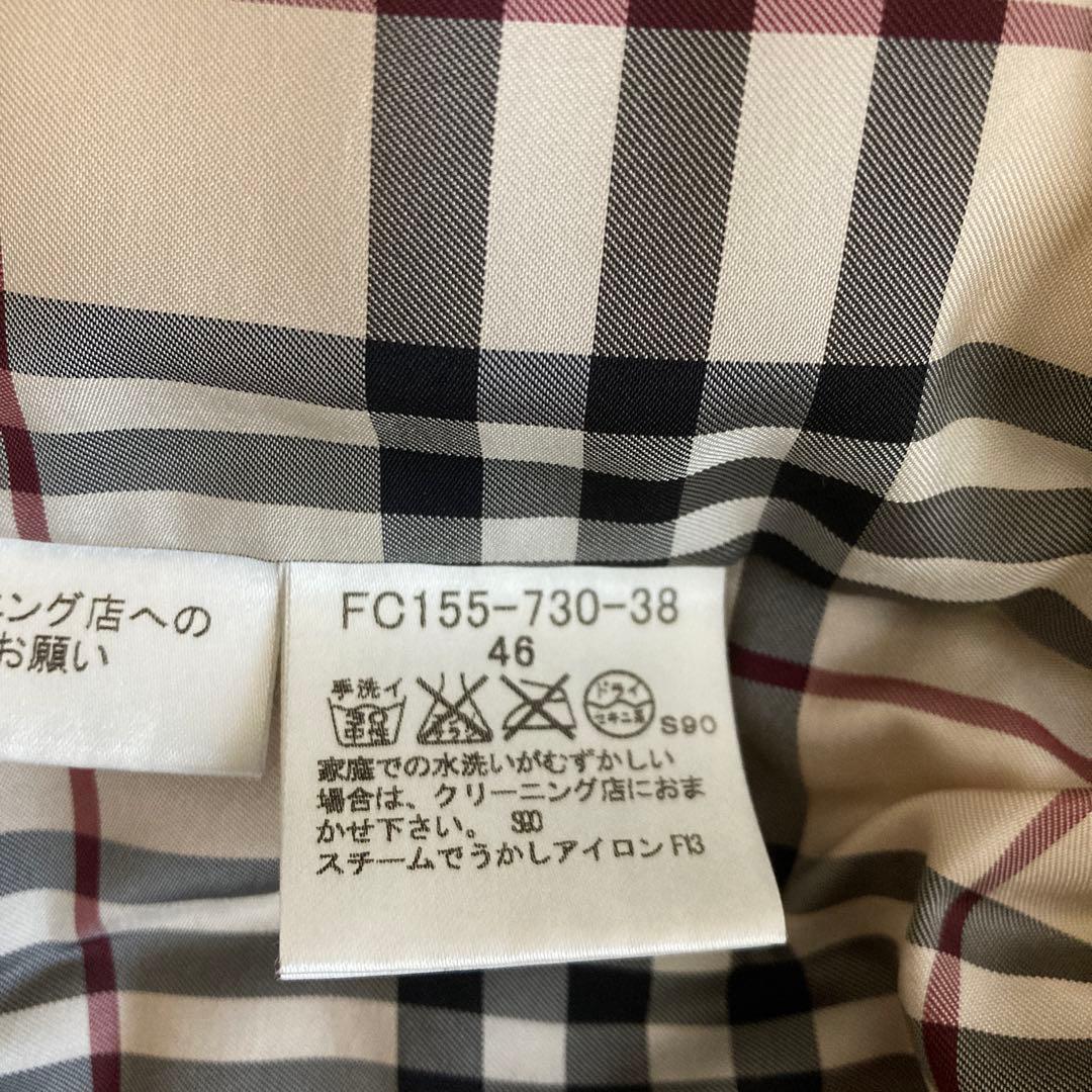 BURBERRY ダウンベスト 46 ダークパープル