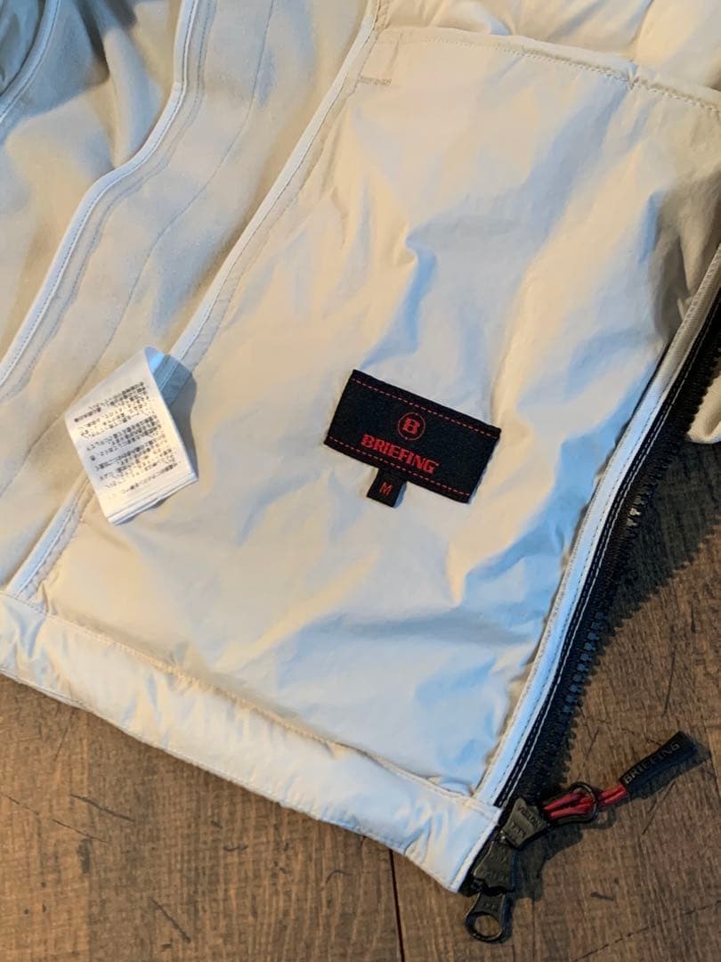 BRIEFING HYBRID DOWN PARKA BEIGE M 美品