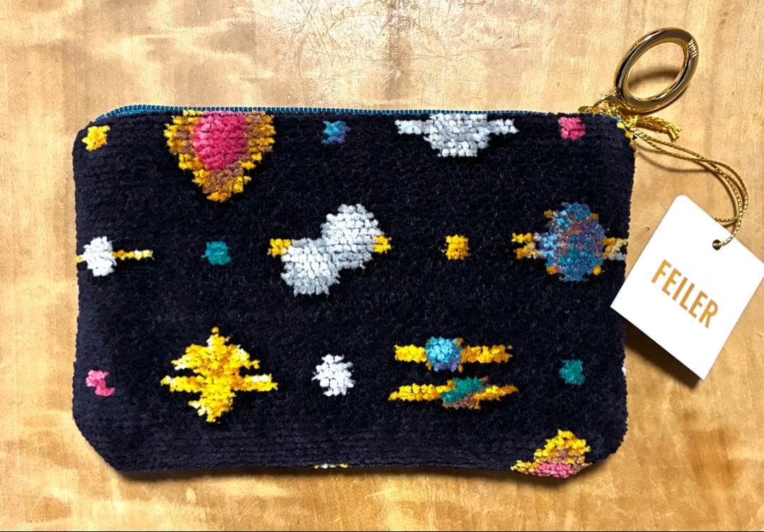 フェイラー　FEILER シンス　ポーチ　ネイビー　新品未使用