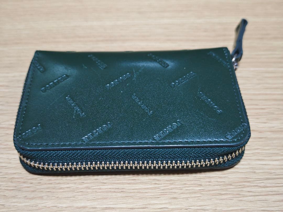 【美品】PORTER ENCHASE エンチェイス ケース グリーン