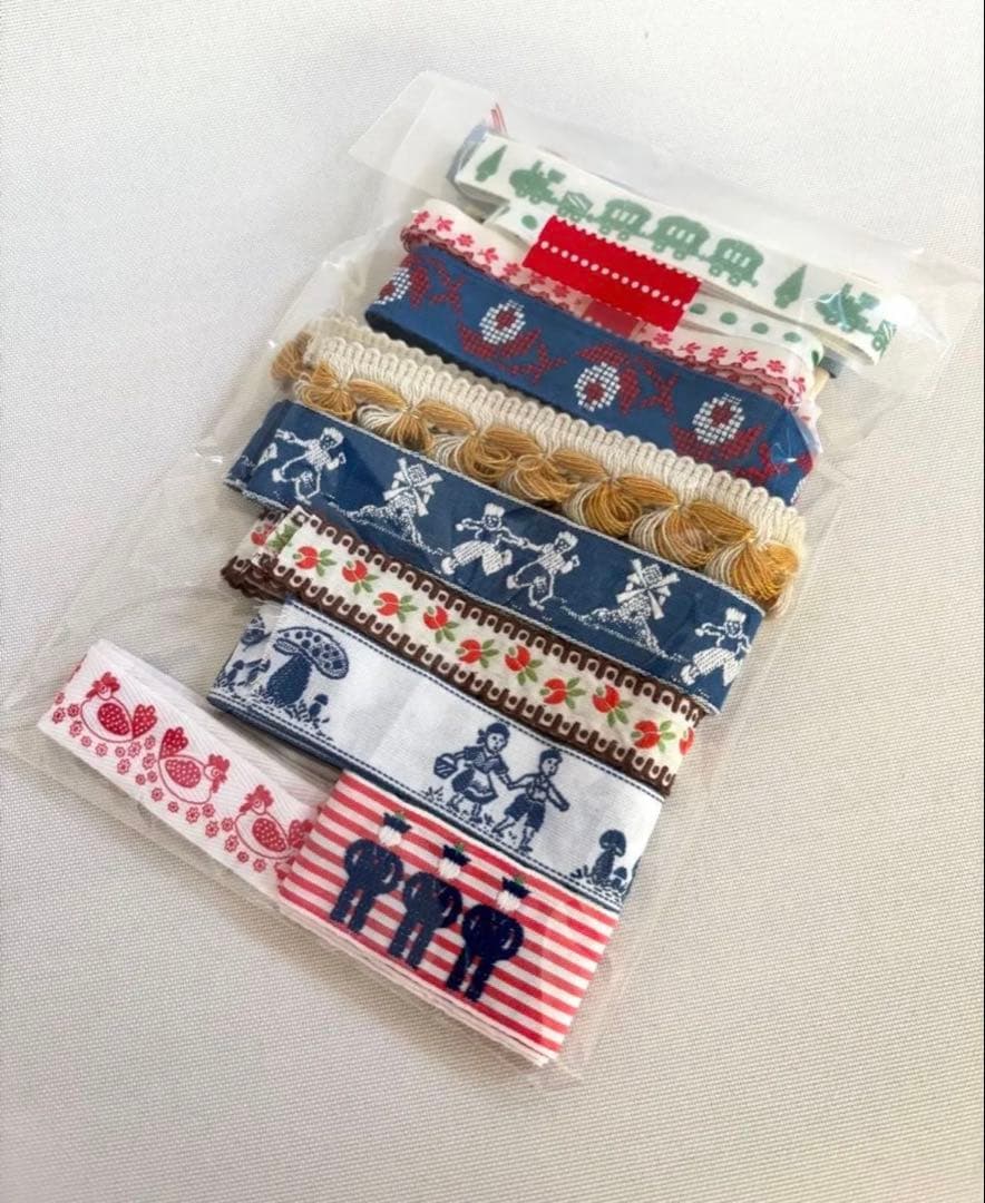 レア　アンティーク　チロルテープ　12セット　お花　ニルスのふしぎな旅　レトロ