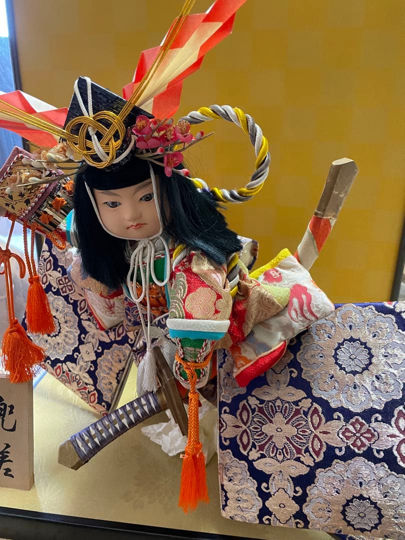 五月人形★兜差し★日本人形★端午の節句★ヴィンテージドール★送料込み