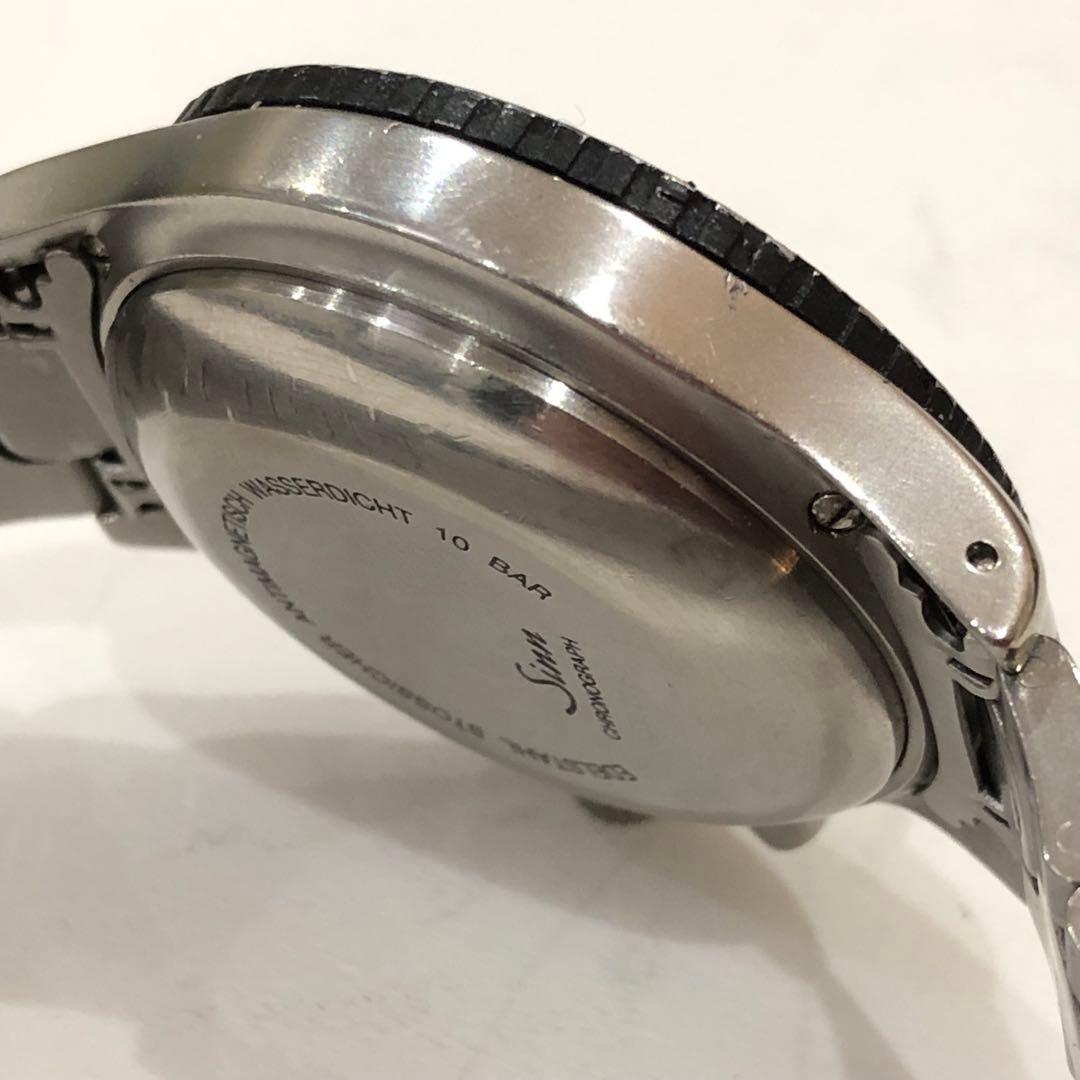 ジン Sinn 156B ミリタリー パイロット クロノグラフ メンズ腕時計