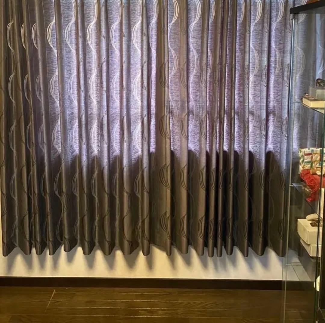 カーテン ブラウン インテリア 定価9万円