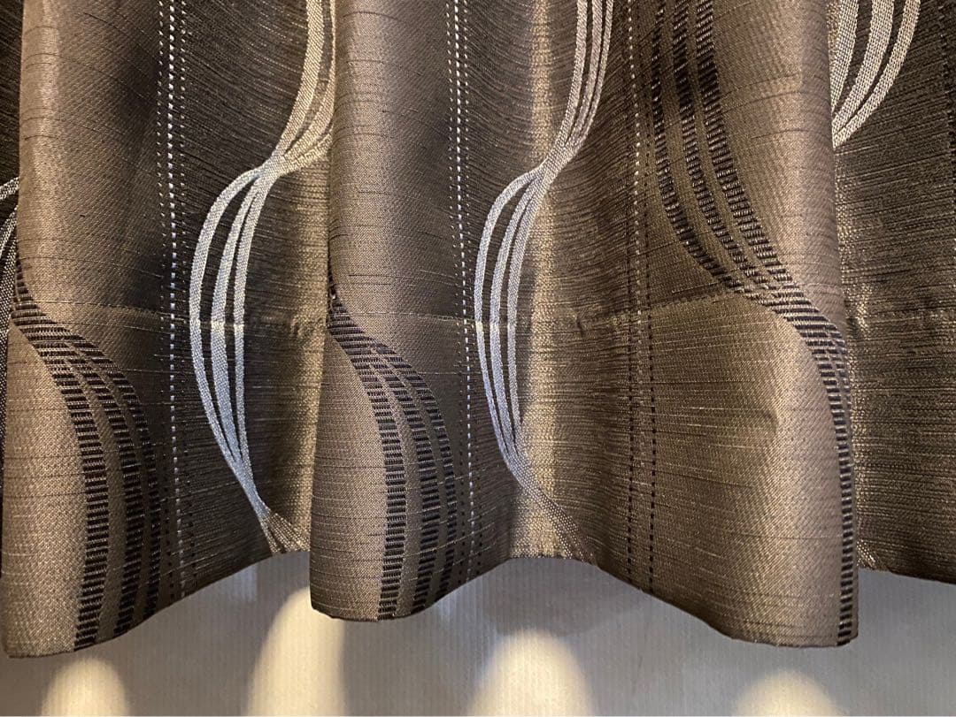 カーテン ブラウン インテリア 定価9万円