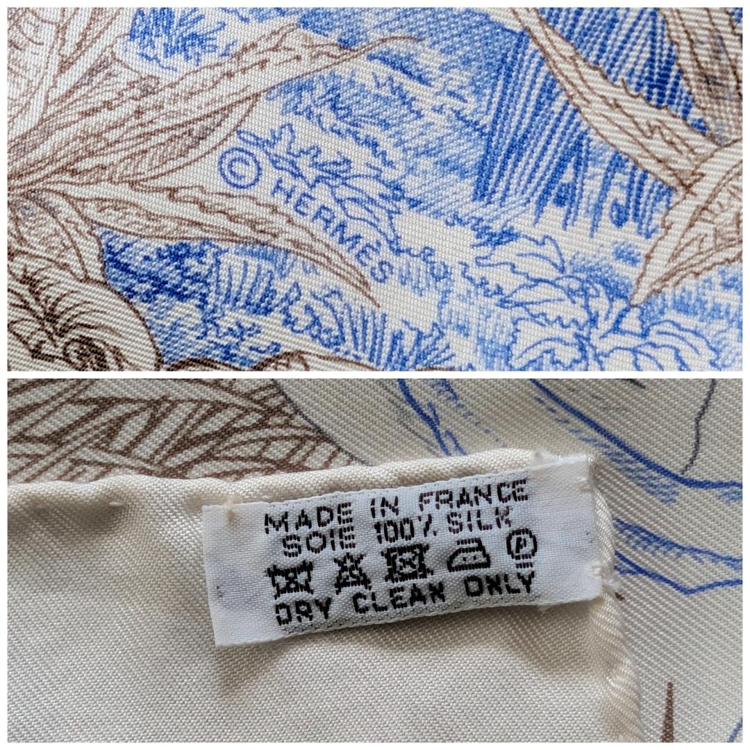 エルメス カレ90 Le Jardin de Leila レイラの庭 シルク