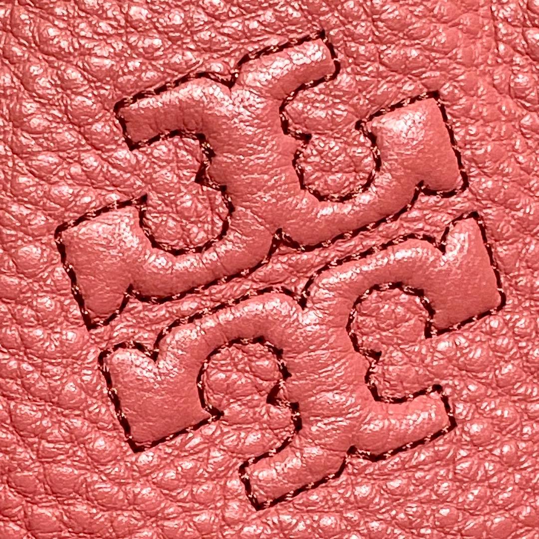 トリーバーチ トートバッグ 2way タッセル エンボス ロゴ レザー 大容量