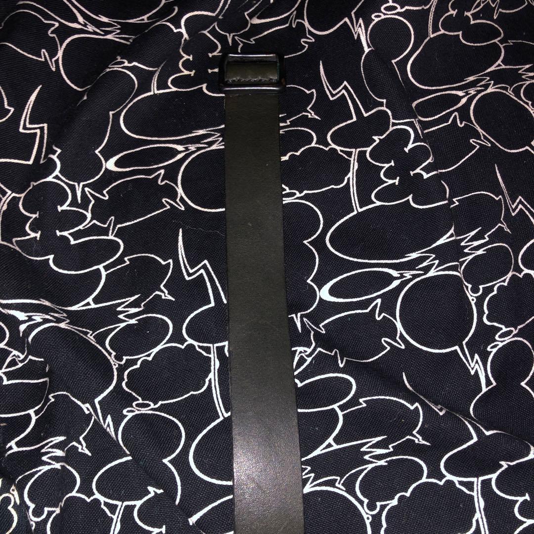 Yohji Yamamoto POUR HOMME レザー　ブラック　ベルト