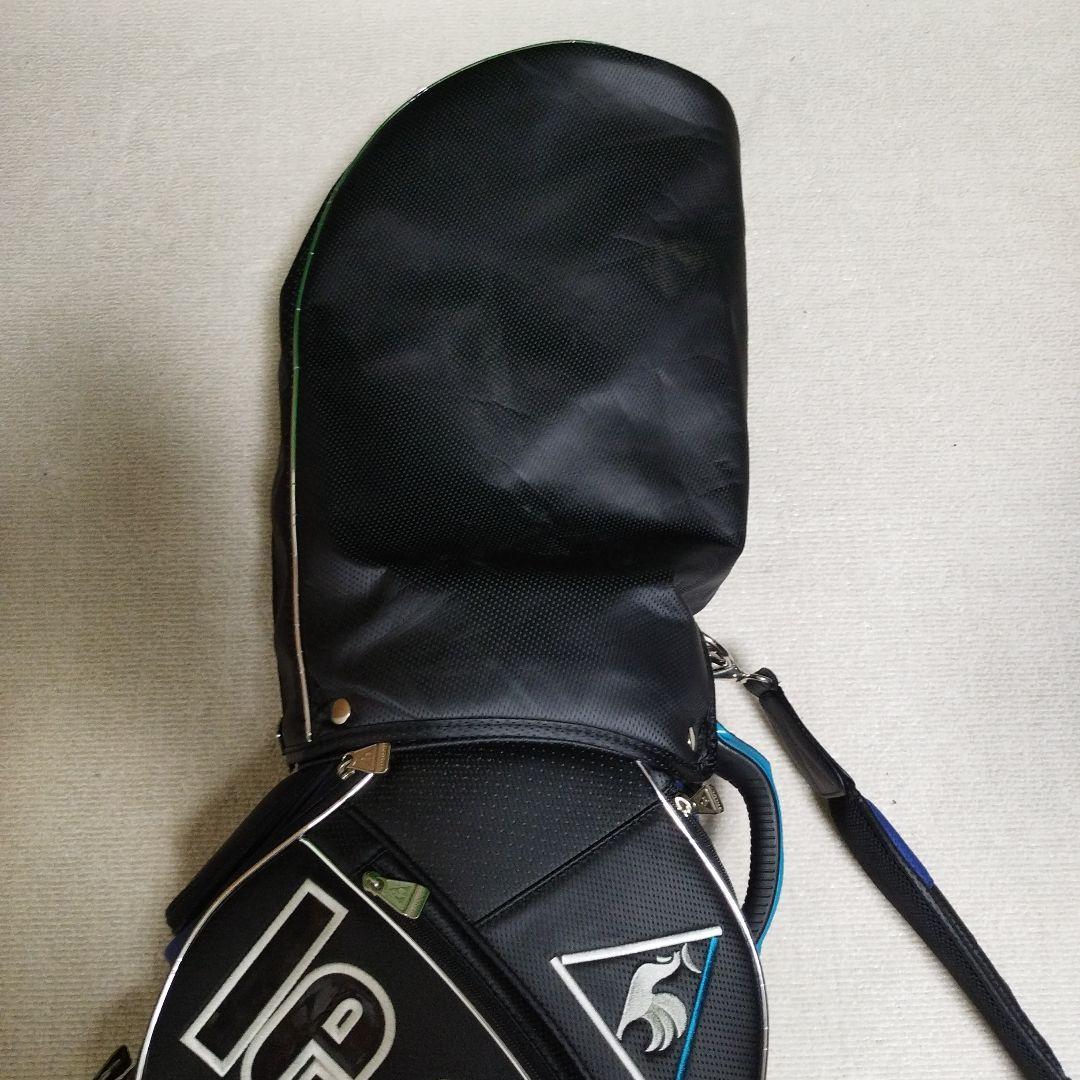 le coq sportif キャディバッグ ブラック/ブルー