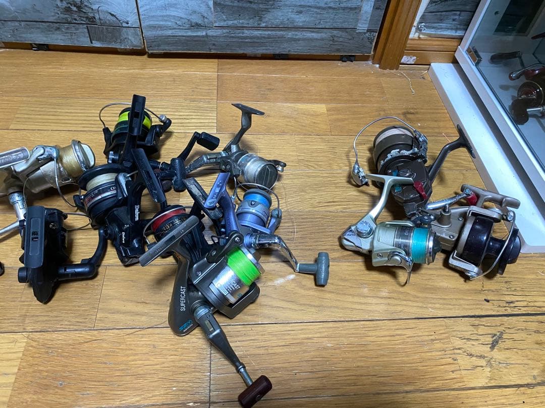 ★スピニング　大量ジャンク扱い　全24台セット！　オ一ルド　1台340円！