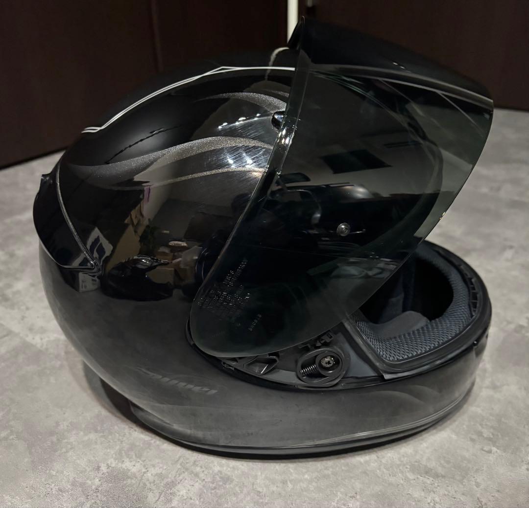 SHOEI フルフェイスヘルメット 黒　要インナー交換
