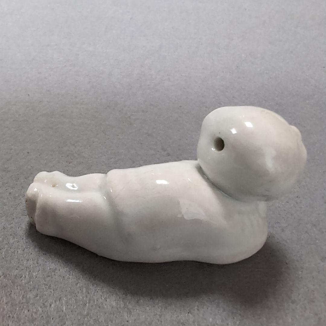 平戸唐子笛　平戸白磁唐子形笛 平戸唐子形笛　平戸焼