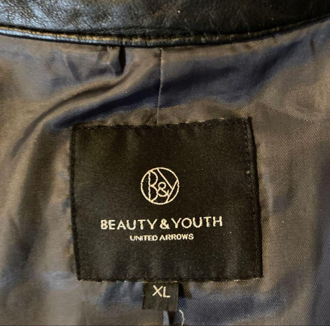 BEAUTY&YOUTH シングルライダース　ユナイテッドアローズ　羊革