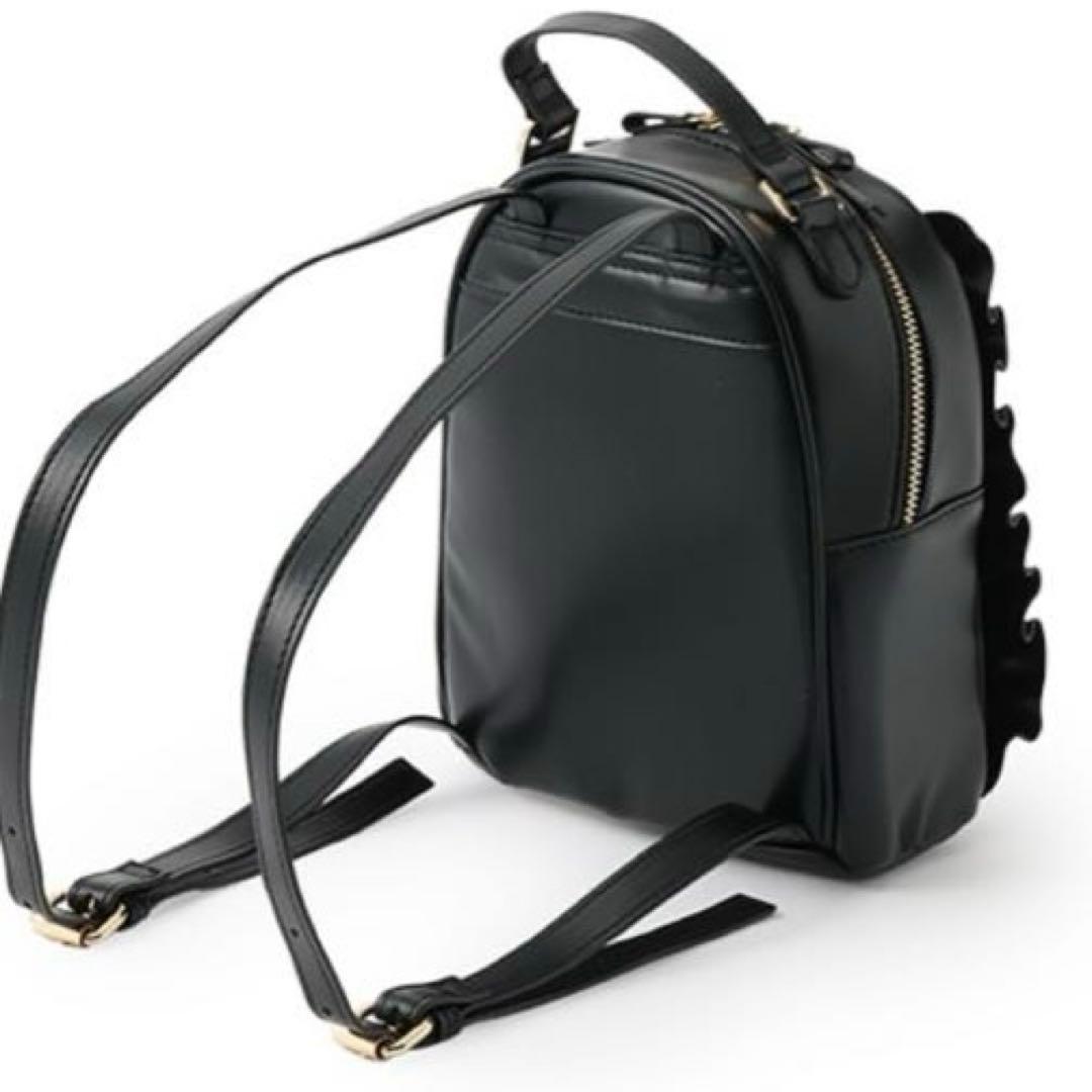 メゾピアノ ハートキルトフリル　ミニリュック