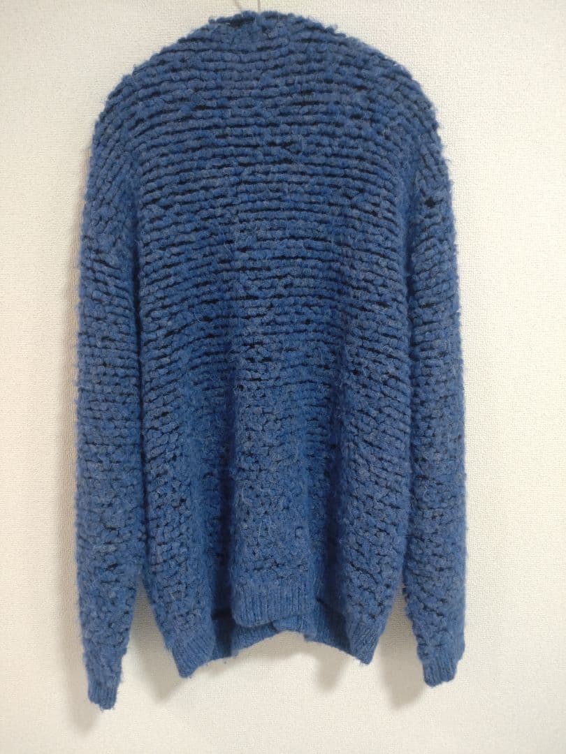 Supreme Textured Knotted Cardigan 青 XL